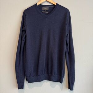 marks and spencer Collection Sweater V Neck Wool Lightweight XL